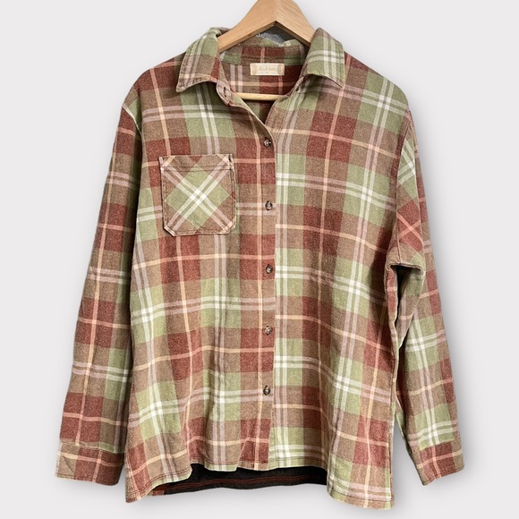 Altar'd State Giddy Up Buttercup Graphic Flannel Top Western - Picture 3 of 5